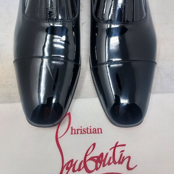 Christian Louboutin Greg on MENS Flat Patent Leather Shoe main image 4